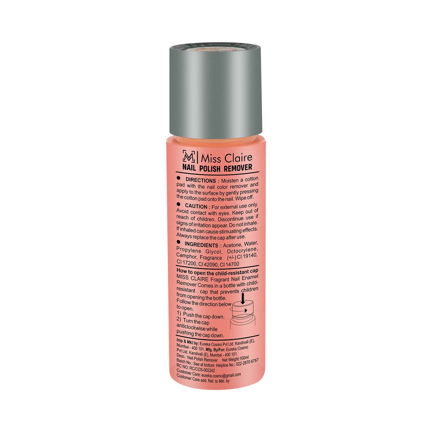 Miss Claire Nail Polish Remover 01