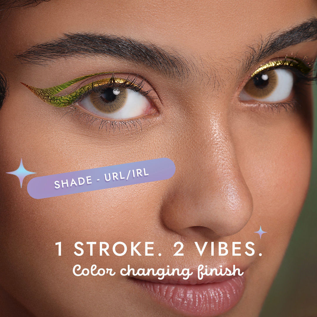 Nykaa Cosmetics Stardust Dual Chrome Eyeliner with Holographic Finish