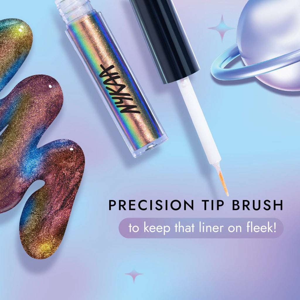 Nykaa Cosmetics Stardust Dual Chrome Eyeliner with Holographic Finish