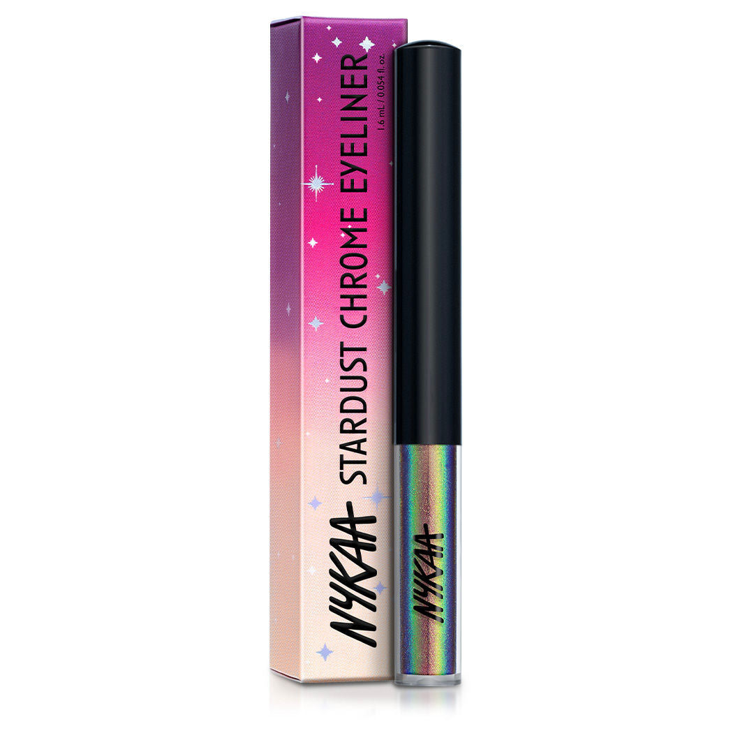 Nykaa Cosmetics Stardust Dual Chrome Eyeliner with Holographic Finish