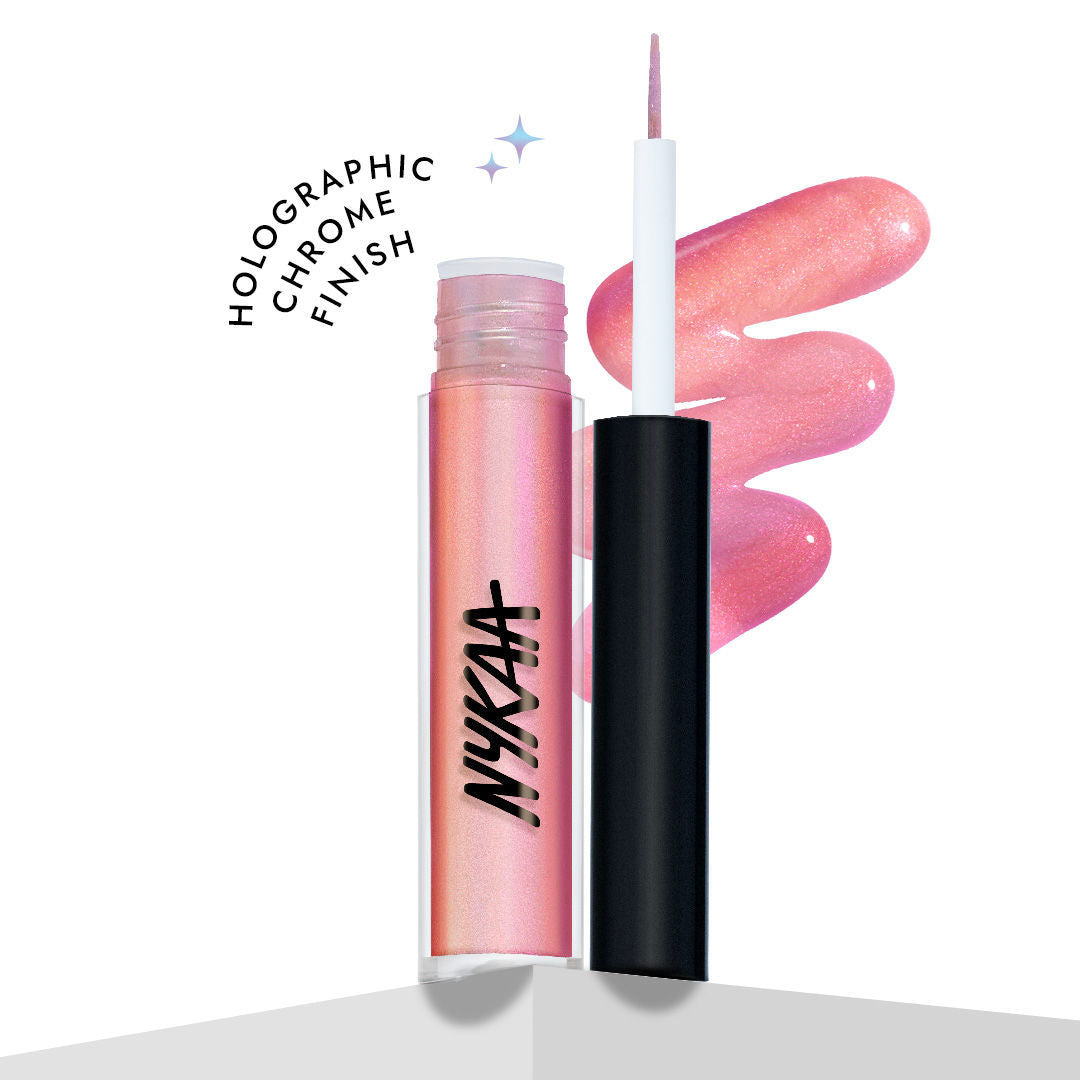 Nykaa Cosmetics Stardust Dual Chrome Eyeliner with Holographic Finish
