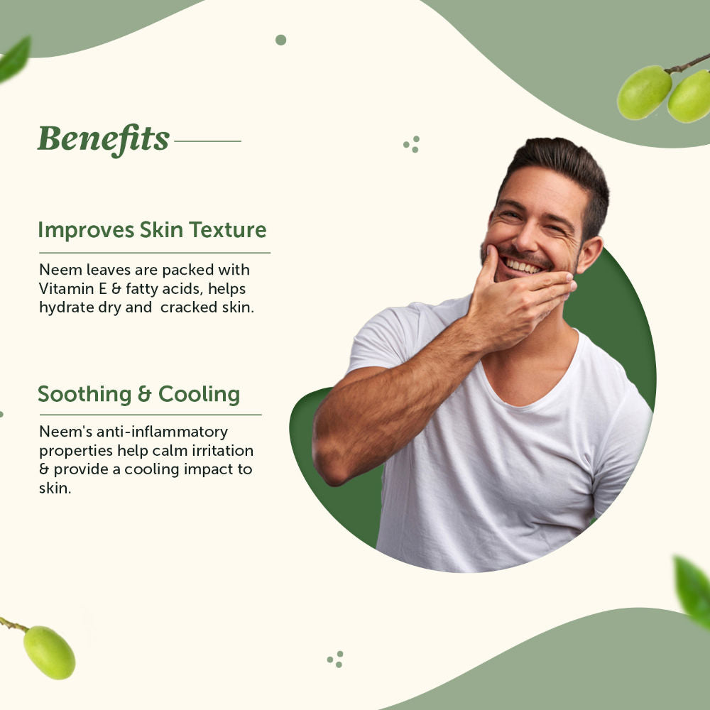 Neuherbs Neem Leaves Powder for Soft, Glowing and Healthy Skin with No Artificial Colour