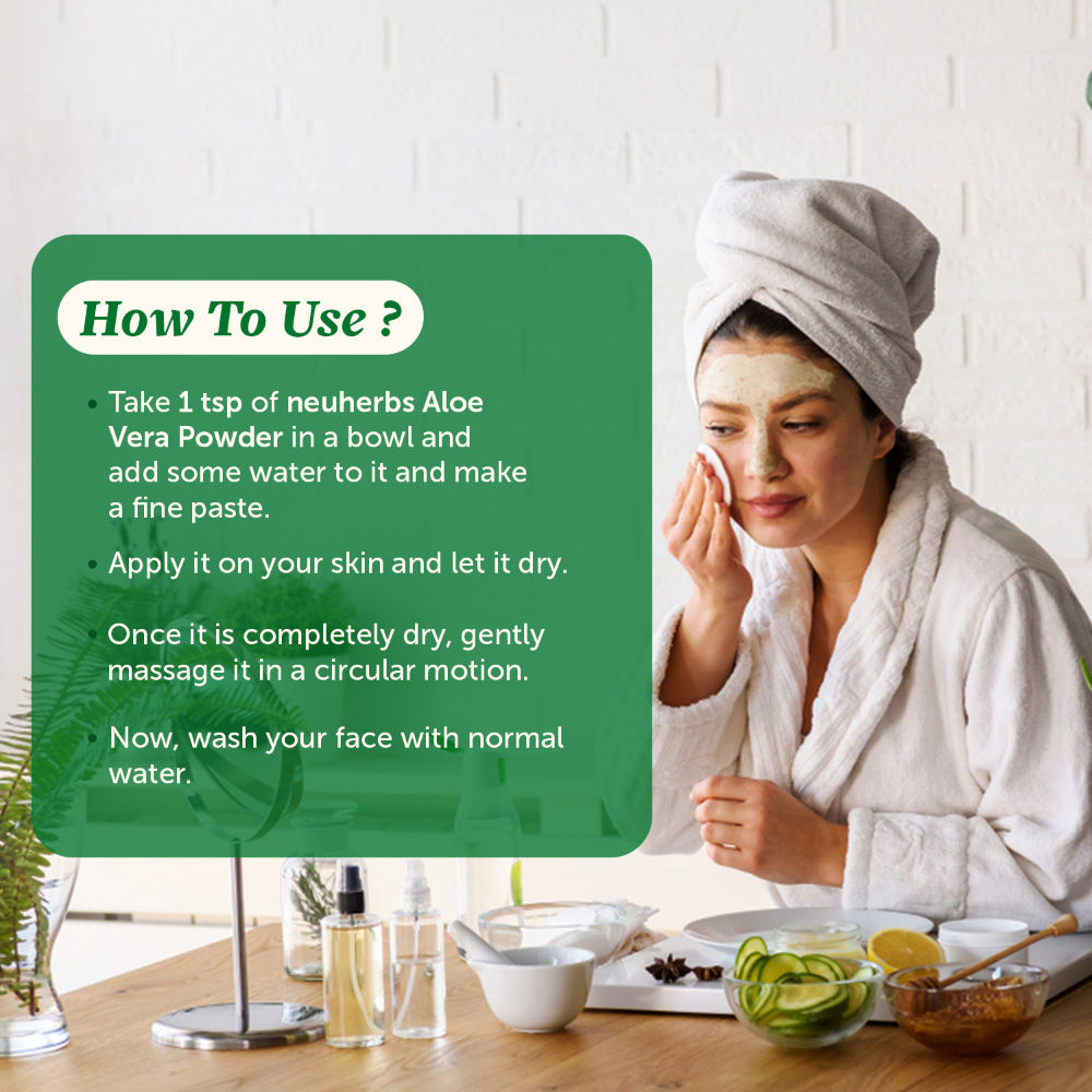 Neuherbs 100% Pure & Natural Aloe Vera Powder