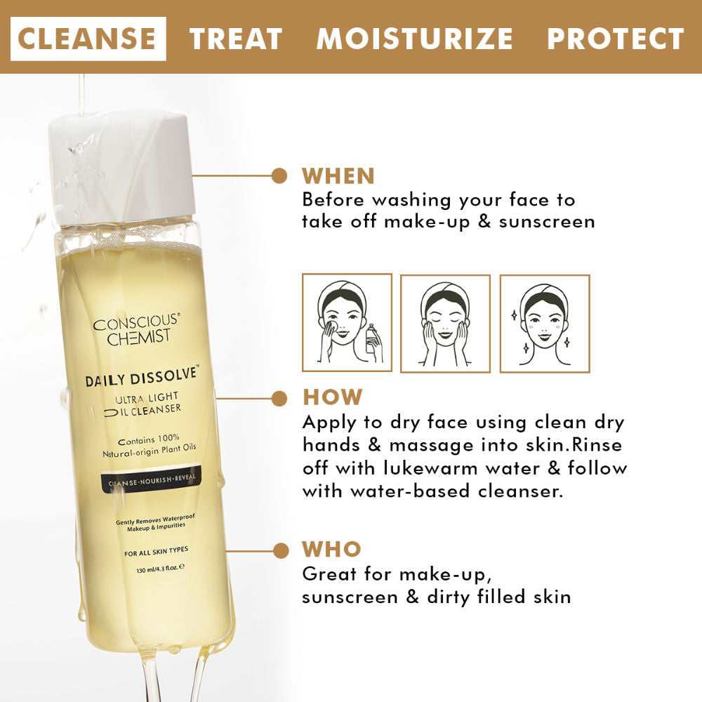 Conscious Chemist Daily Dissolve Ultra Light Oil Cleanser
