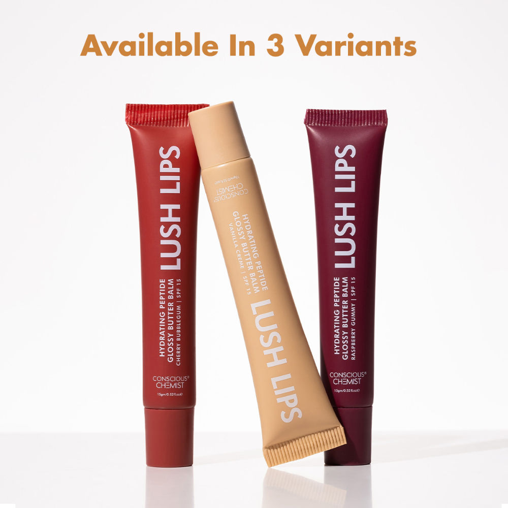 Conscious Chemist Multi Peptide & Shea Butter Lip Balm with SPF15