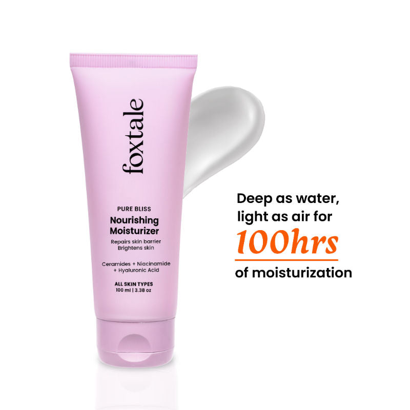Foxtale Nourishing Ceramide Moisturizer For Barrier Repair, Hydration & Rough Skin