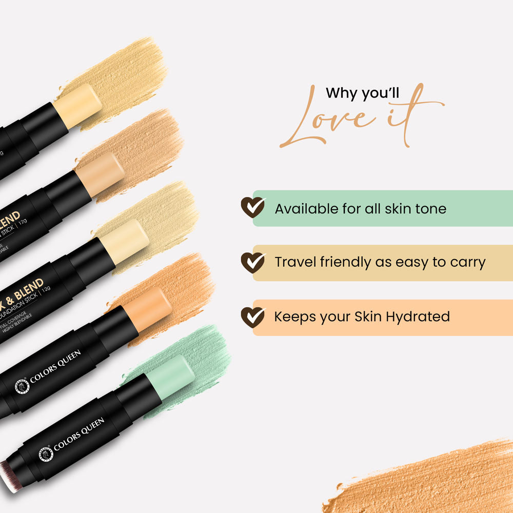 Colors Queen Fix & Blend Foundation Stick