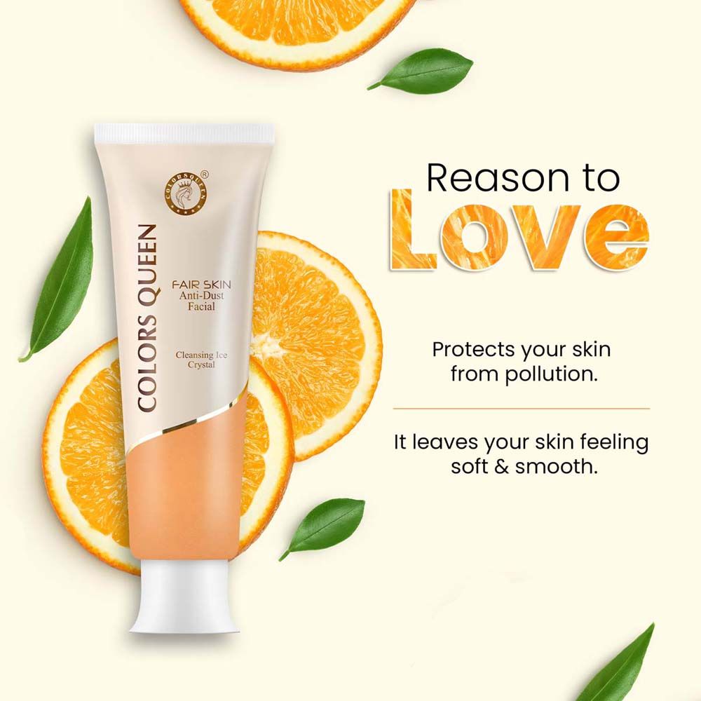 Colors Queen Anti-Dust Facial Cleanser With Ice Crystal Face Wash