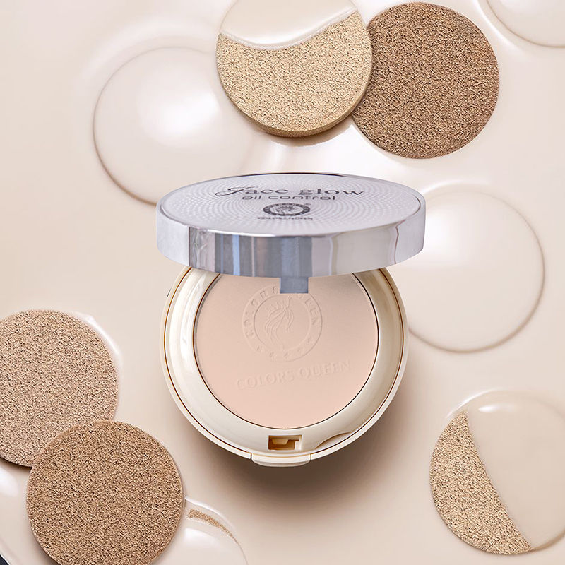 Colors Queen Face Glow Oil Control Powder Upto 24 Hours