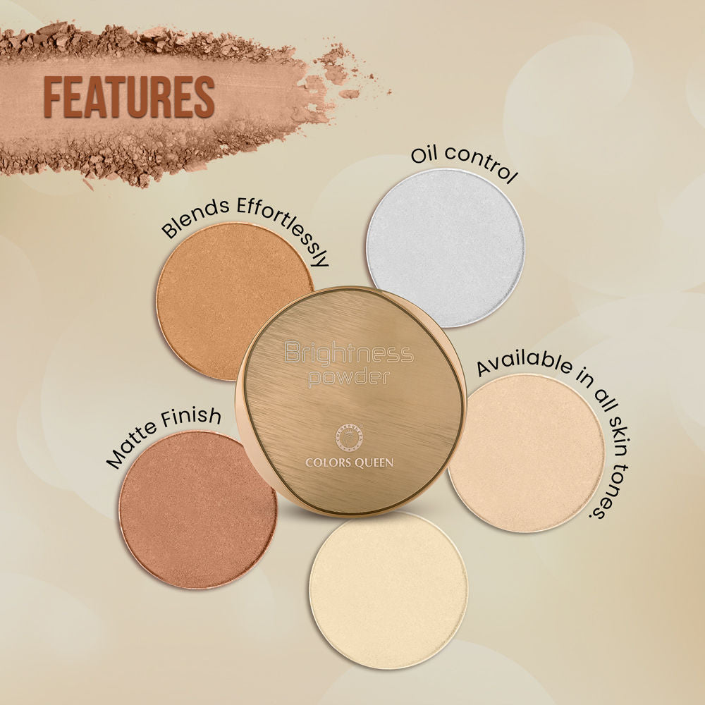 Colors Queen 2-in-1 Brightness Compact Powder