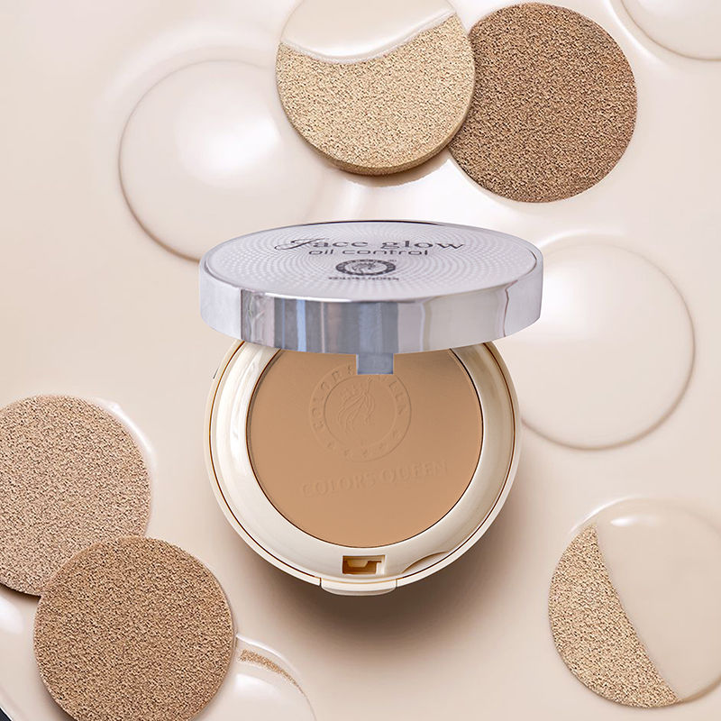 Colors Queen Face Glow Oil Control Powder Upto 24 Hours - 05
