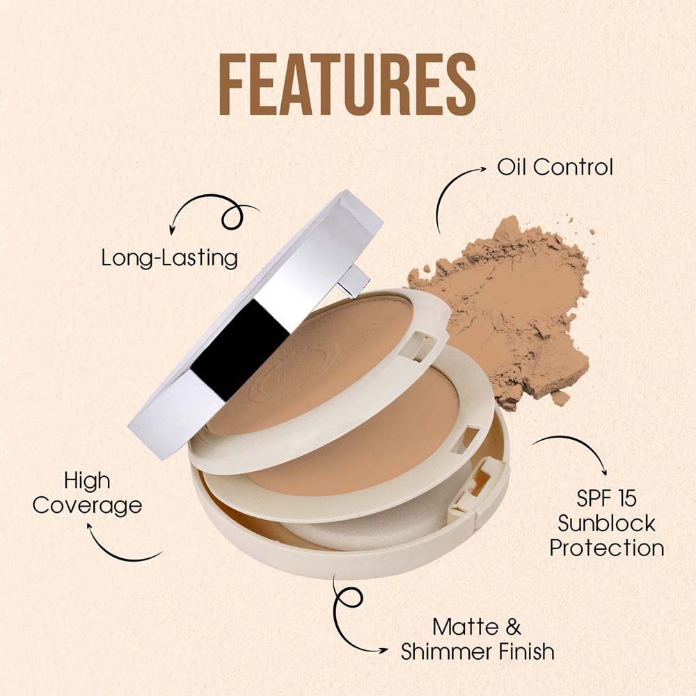 Colors Queen Face Glow Oil Control Powder Upto 24 Hours - 05