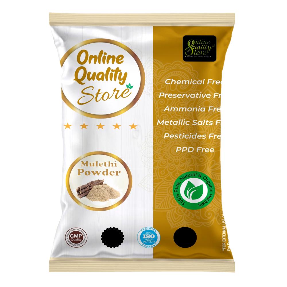 Online Quality Store Activated Charcoal, Kaoline Clay Powder & Mulethi Powder for Hair & Skin