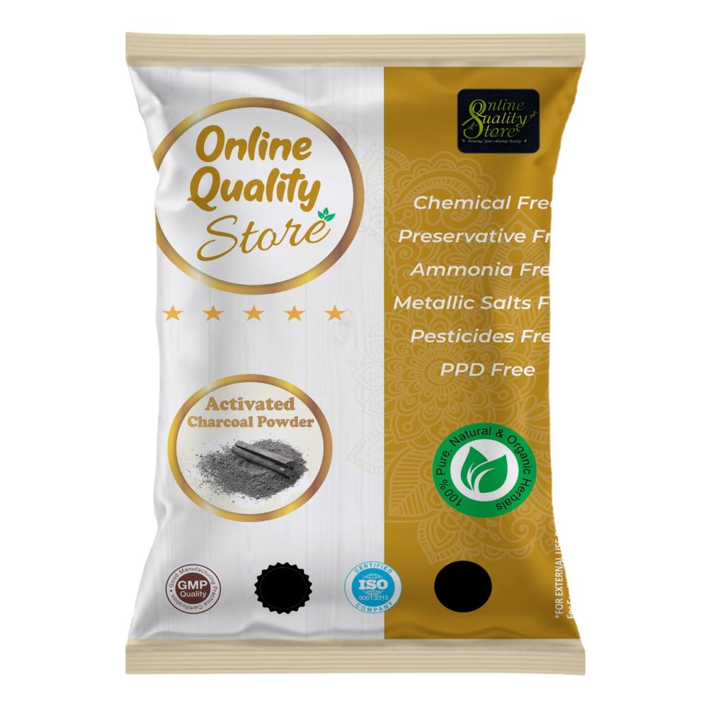 Online Quality Store Activated Charcoal, Kaoline Clay Powder & Mulethi Powder for Hair & Skin