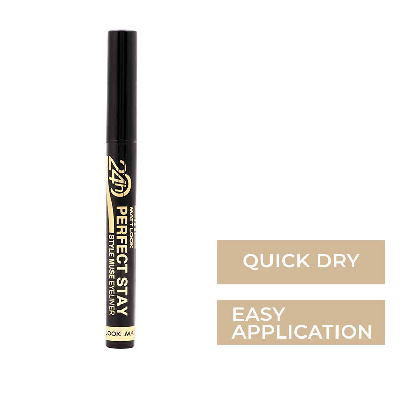 Matt look Perfect Stay Style Muse Eyeliner 24 Hours