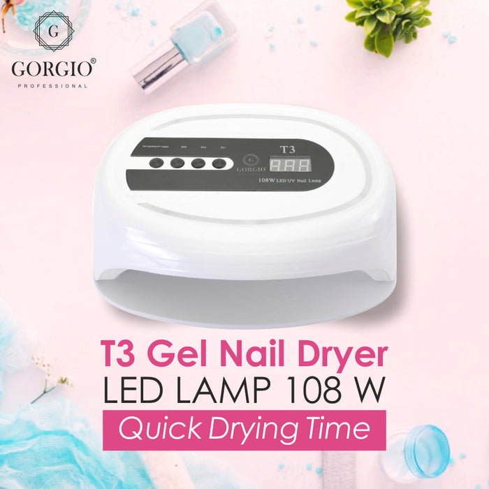 Gorgio Professional T3 Gel Nail Dryer Led Lamp