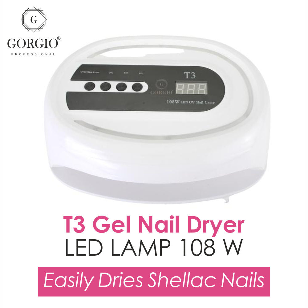 Gorgio Professional T3 Gel Nail Dryer Led Lamp