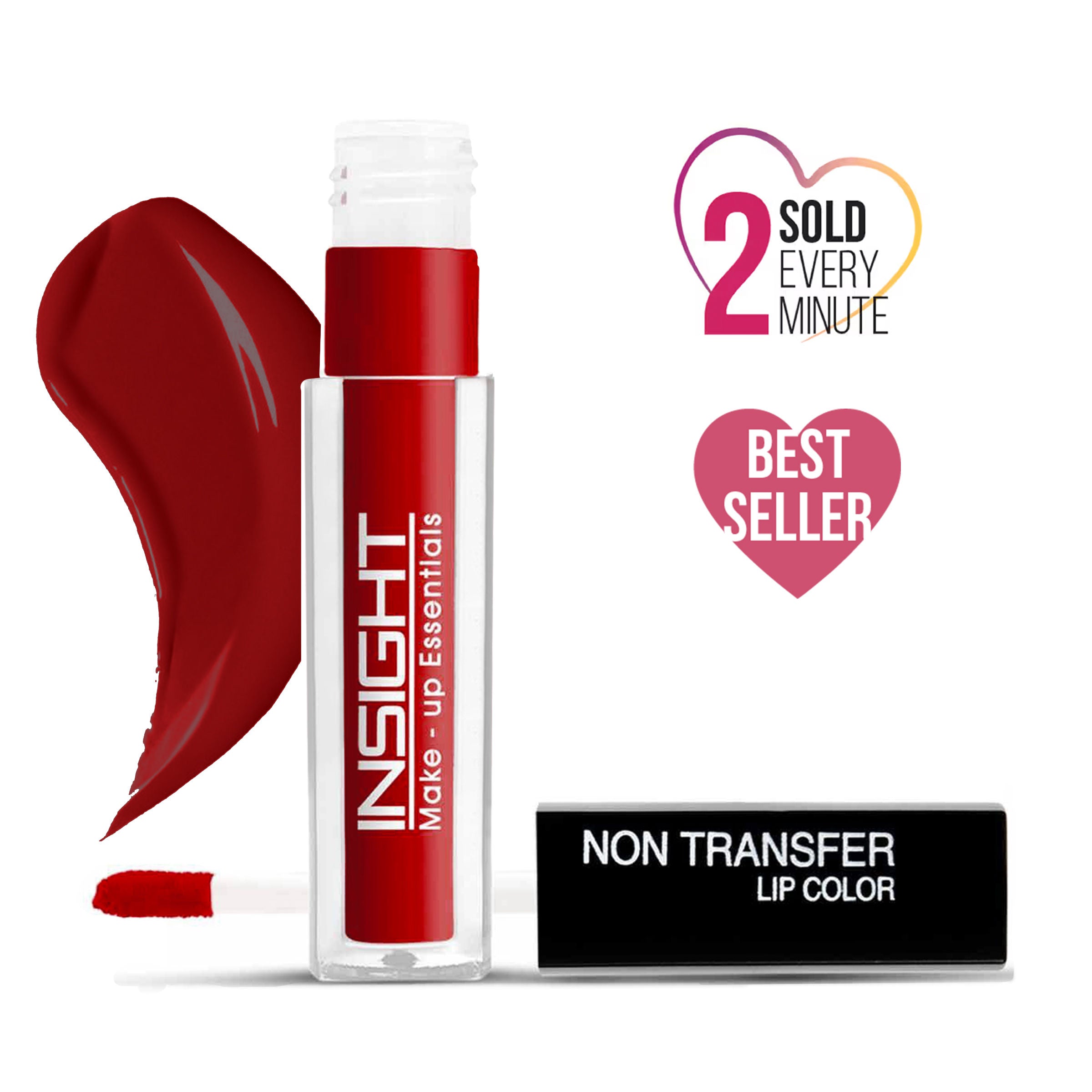 Insight Cosmetics Non-Transfer Lip Color, 12hr Long Lasting Matte Lips, Moisturizing & Light Weight
