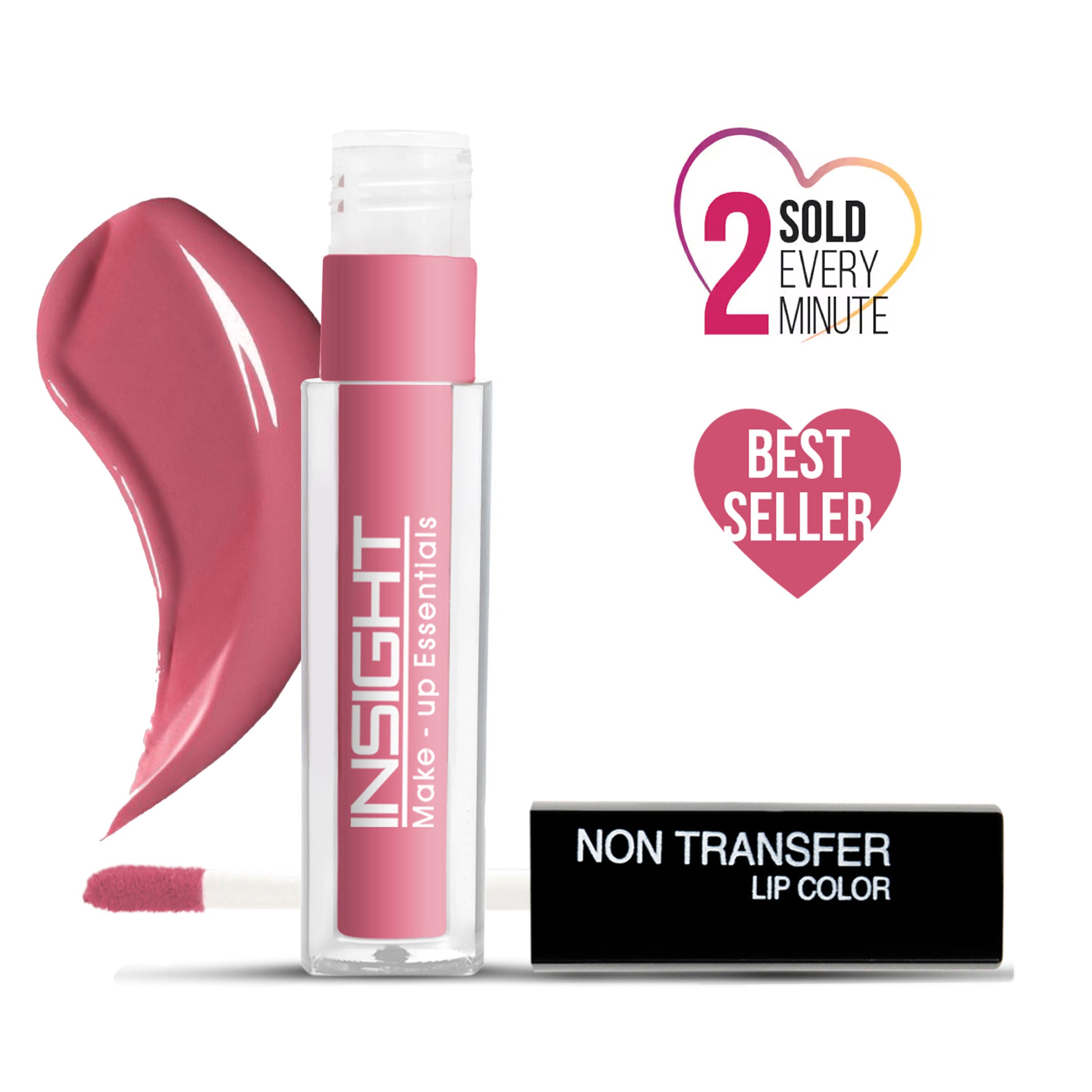 Insight Cosmetics Non-Transfer Lip Color, 12hr Long Lasting Matte Lips, Moisturizing & Light Weight