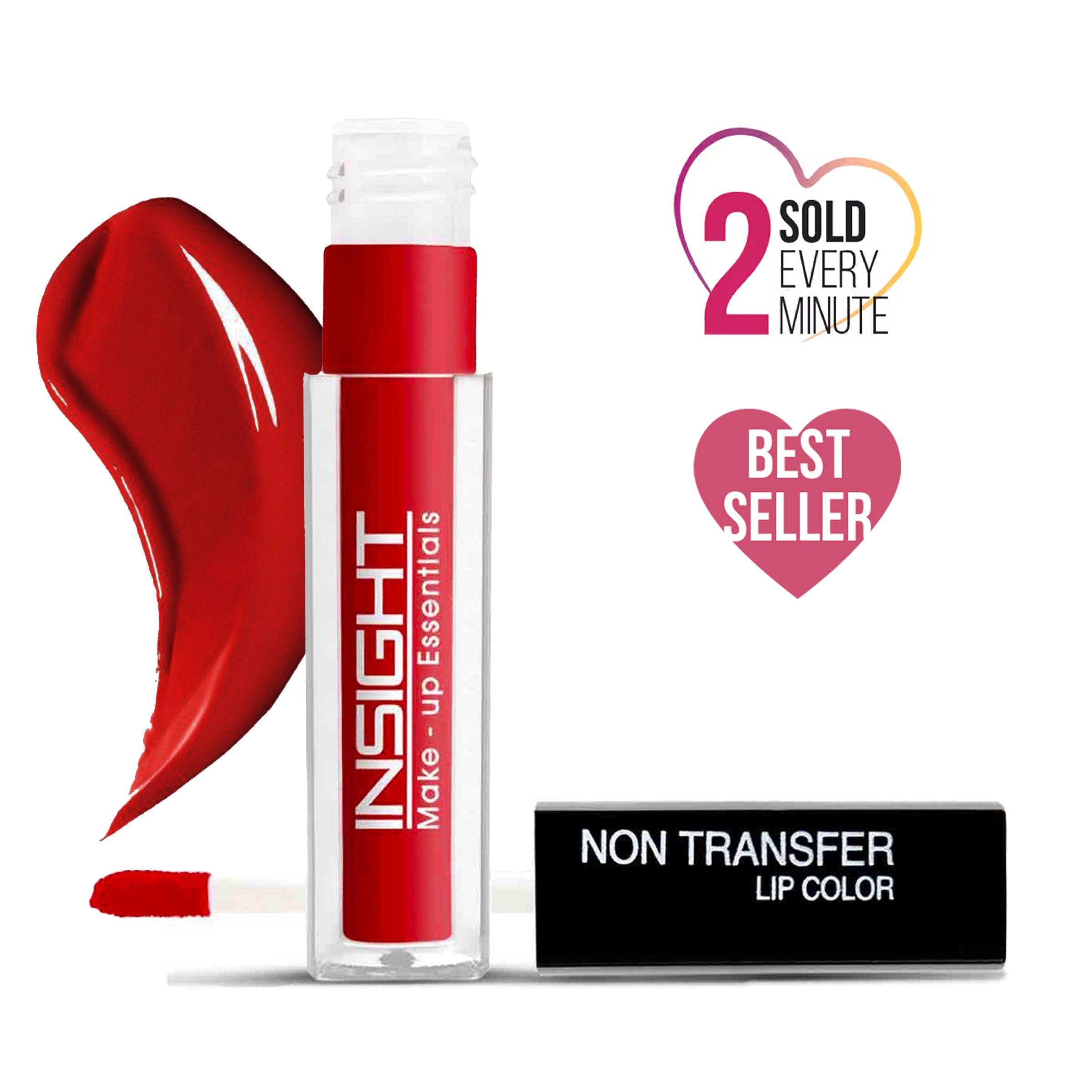 Insight Cosmetics Non-Transfer Lip Color, 12hr Long Lasting Matte Lips, Moisturizing & Light Weight