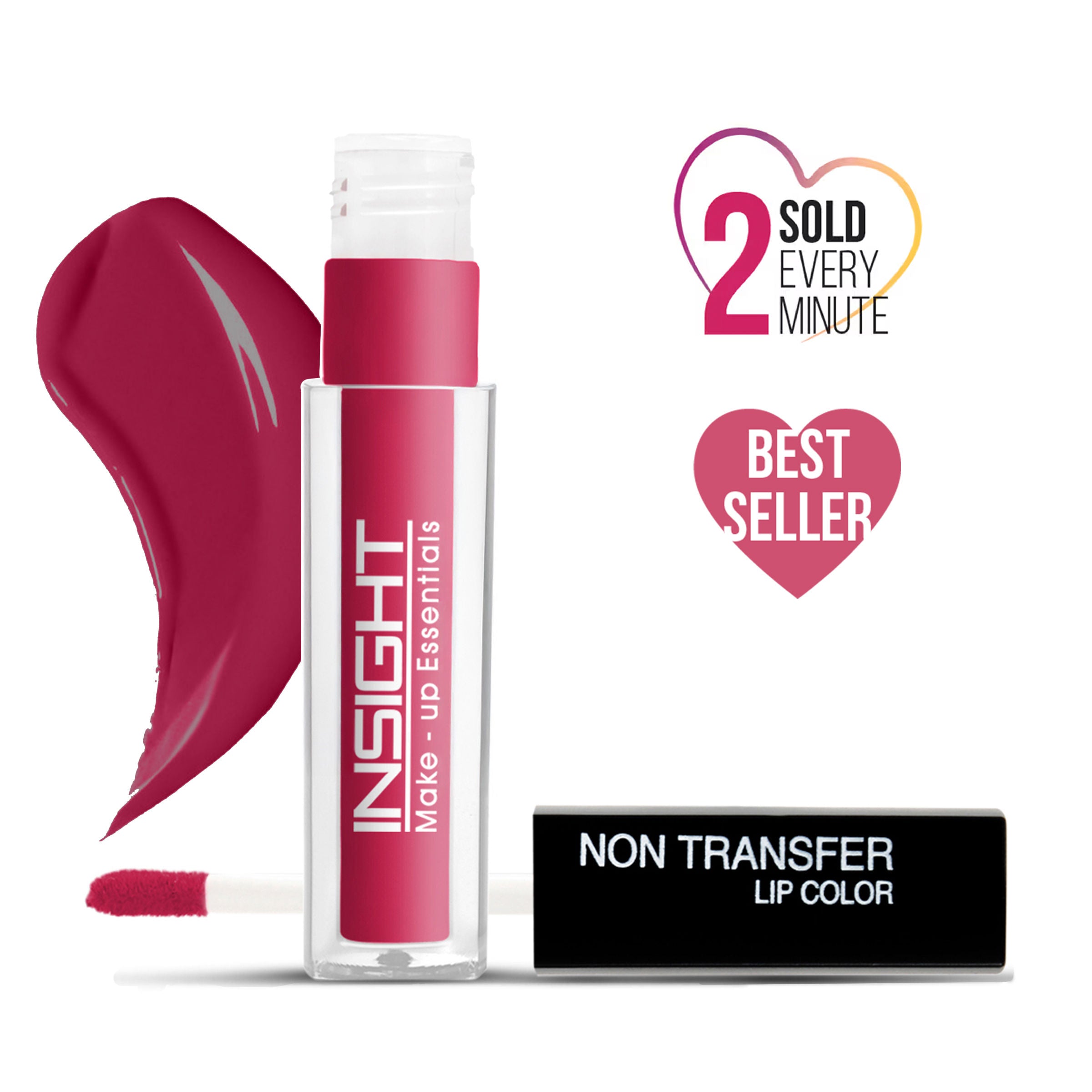 Insight Cosmetics Non-Transfer Lip Color, 12hr Long Lasting Matte Lips, Moisturizing & Light Weight