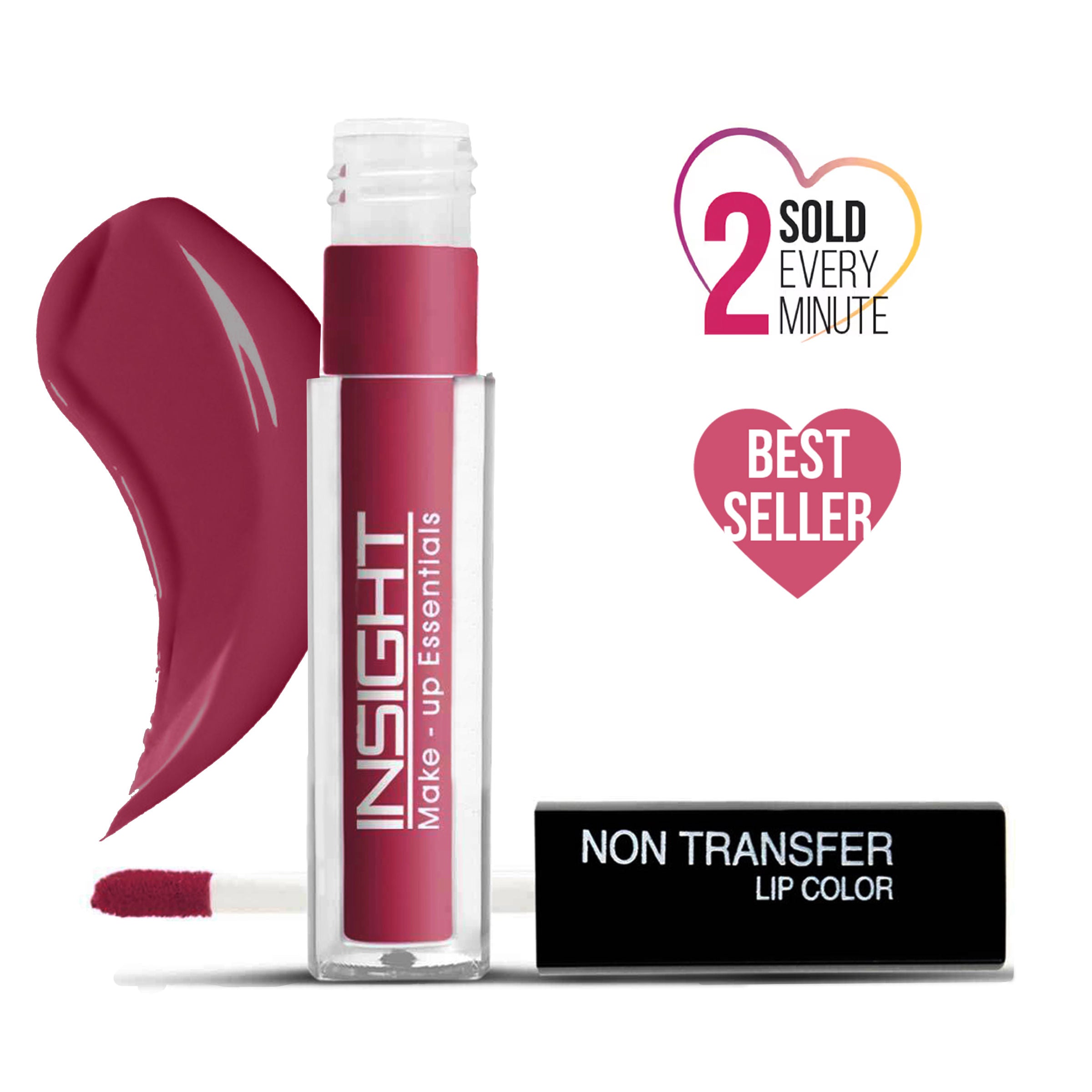 Insight Cosmetics Non-Transfer Lip Color, 12hr Long Lasting Matte Lips, Moisturizing & Light Weight