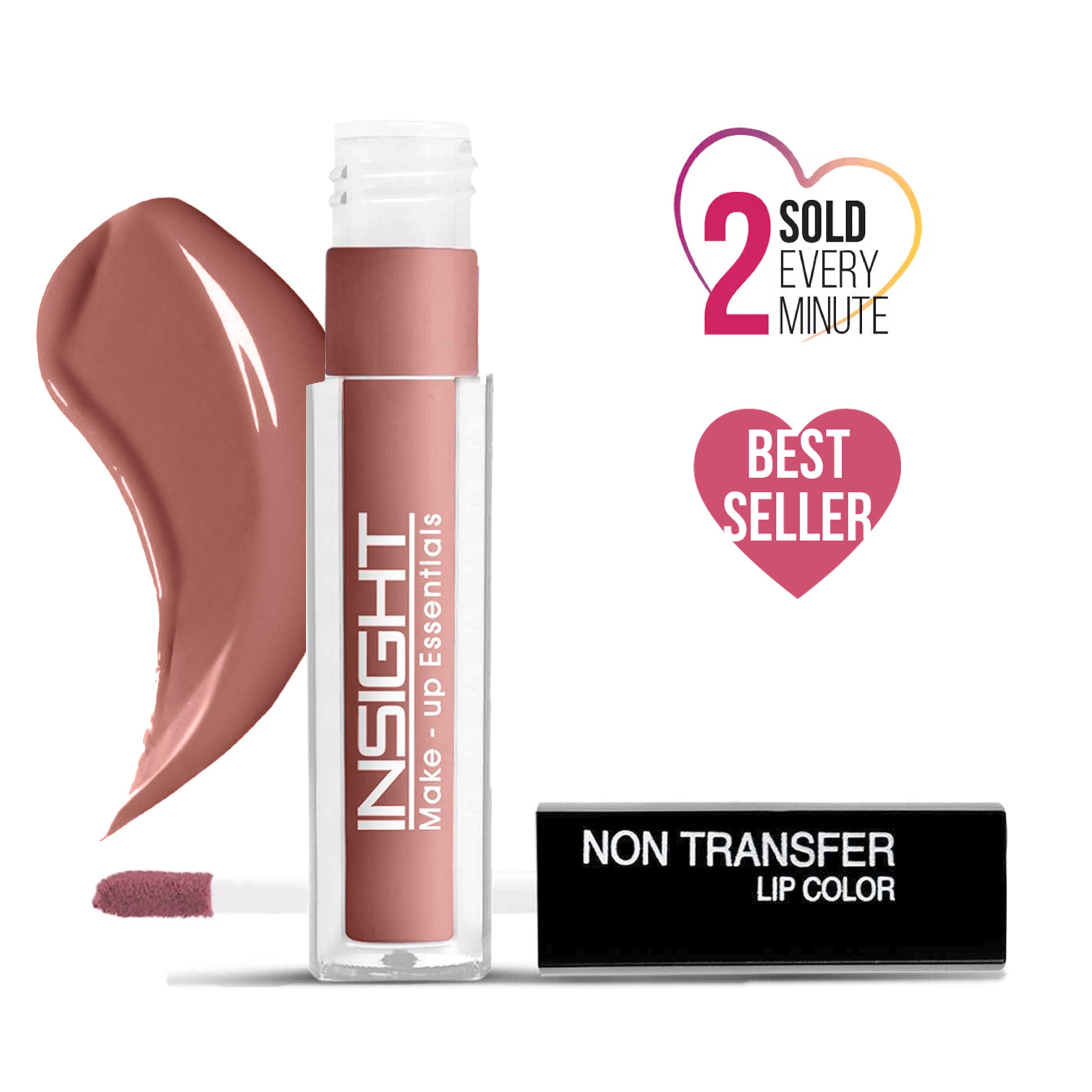 Insight Cosmetics Non-Transfer Lip Color, 12hr Long Lasting Matte Lips, Moisturizing & Light Weight