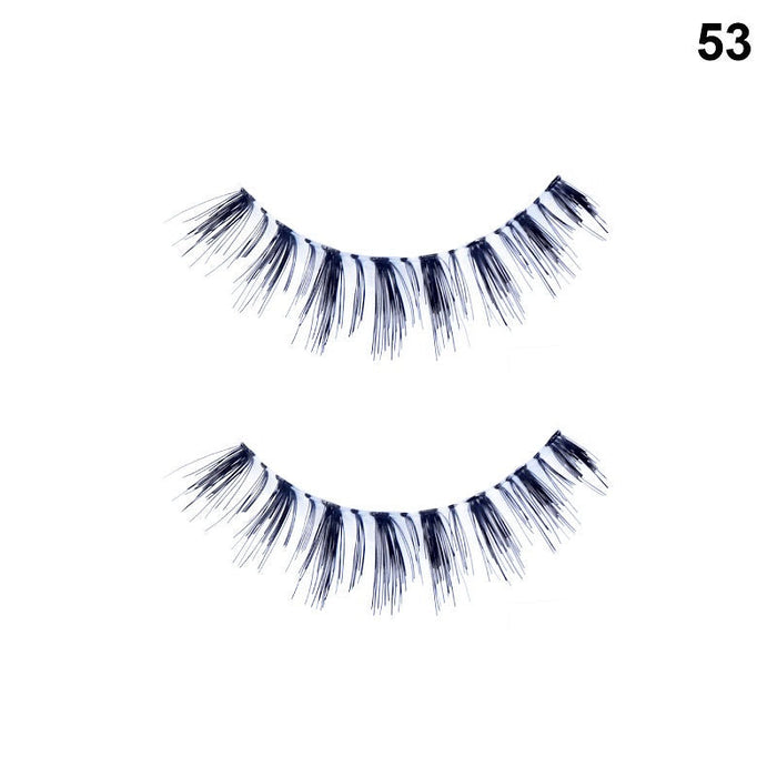 Bronson Professional Synthetic Hair and Lightweight long natural look False Eyelashes– 53