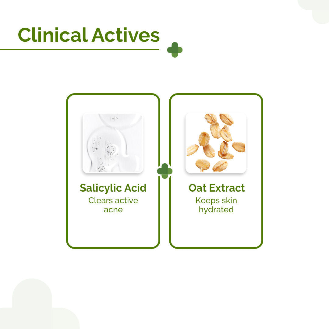 The Derma Co 1% Salicylic Acid Oil-free Moisturizer for Face With Oat Extract For Active Acne