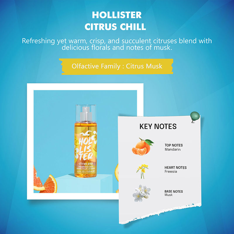 HOLLISTER Citrus Pop Fragrance Mist