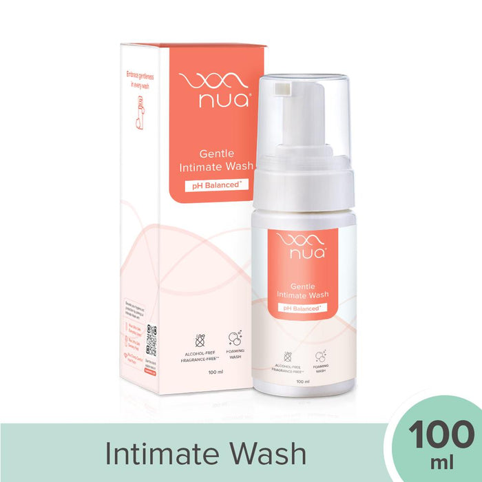 Nua Foaming Intimate Wash with Aloe Vera + Lactic Acid