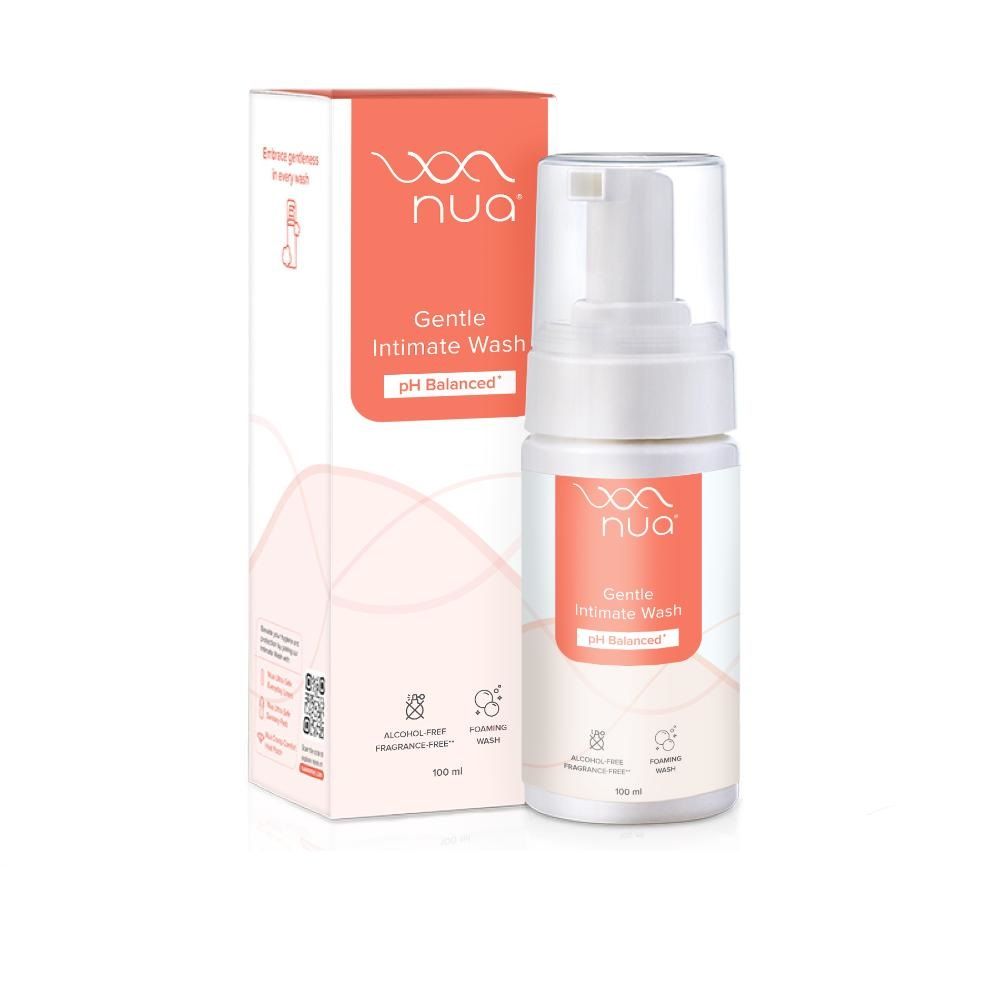 Nua Foaming Intimate Wash with Aloe Vera + Lactic Acid