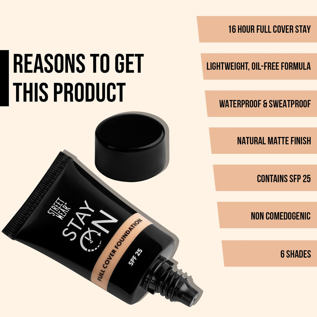 Street Wear Stay On Full Cover Foundation
