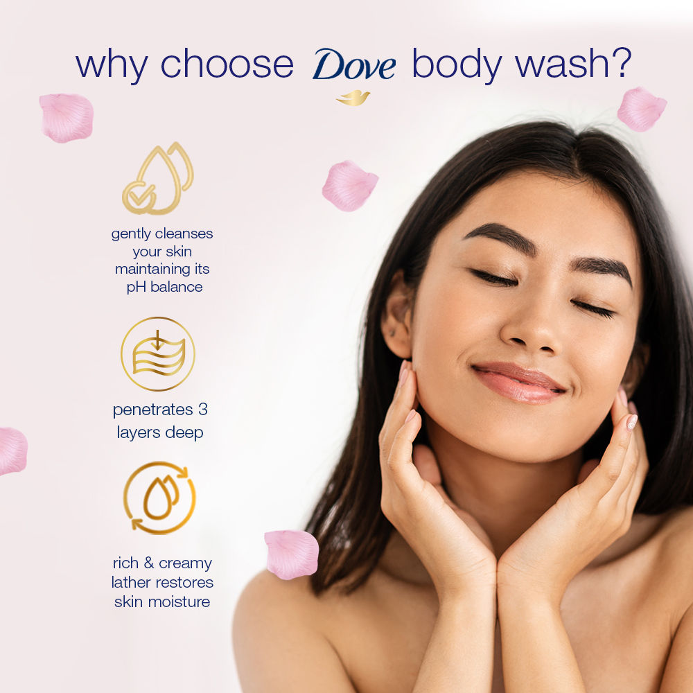 Dove Body Wash- Soothing Rose & Aloe Vera Body