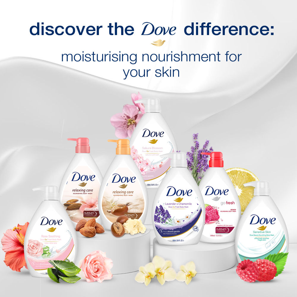 Dove Body Wash- Soothing Rose & Aloe Vera Body