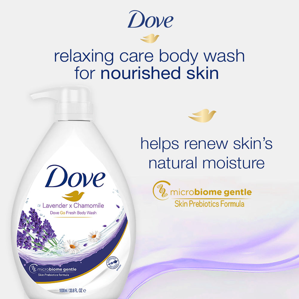 Dove Body Wash - Lavender & Chamomile Go Fresh