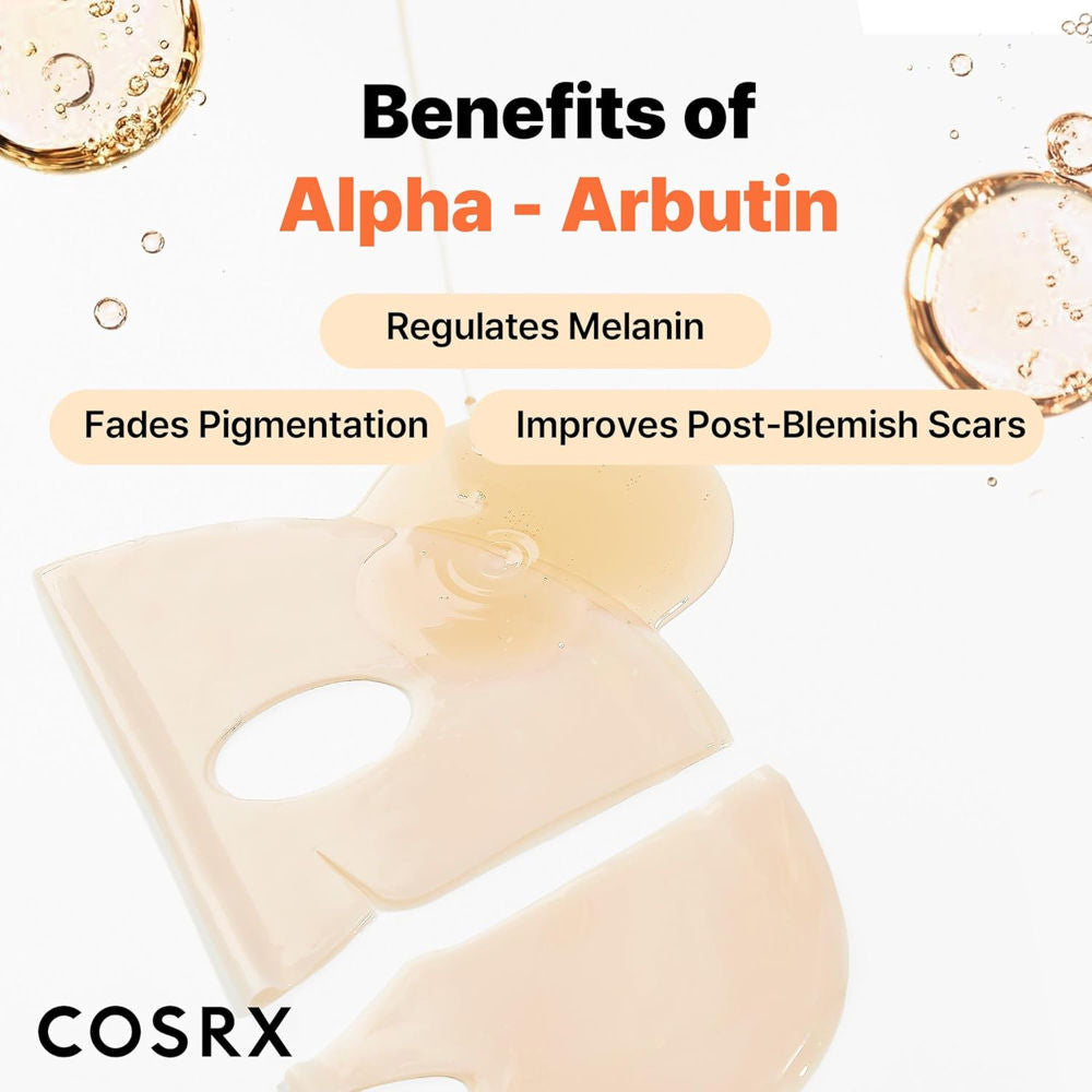 COSRX The Alpha-Arbutin Discoloration Care Hydrogel Mask