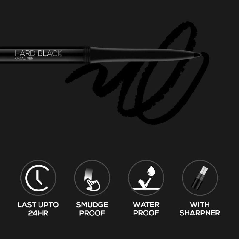 Renee Cosmetics Hard Black Kajal Pen