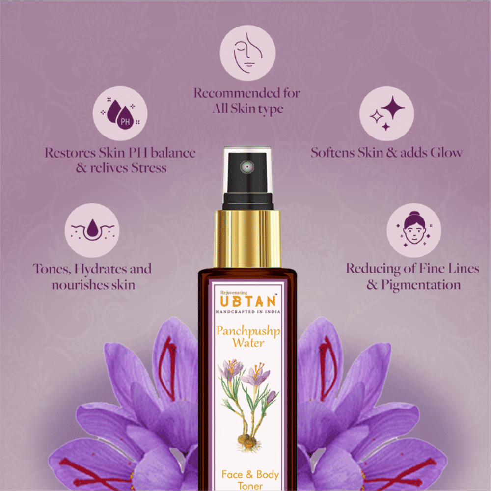 Rejuvenating UBTAN Panchpushp Face & Body Toner