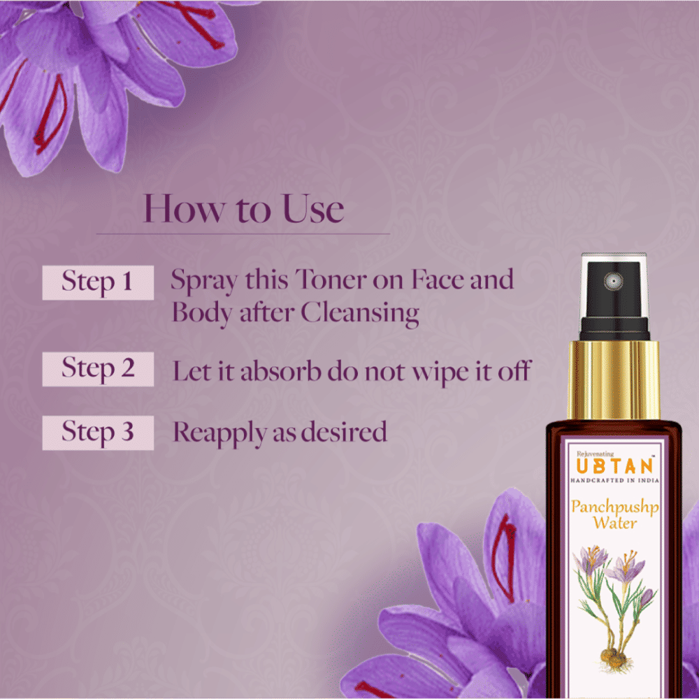 Rejuvenating UBTAN Panchpushp Face & Body Toner