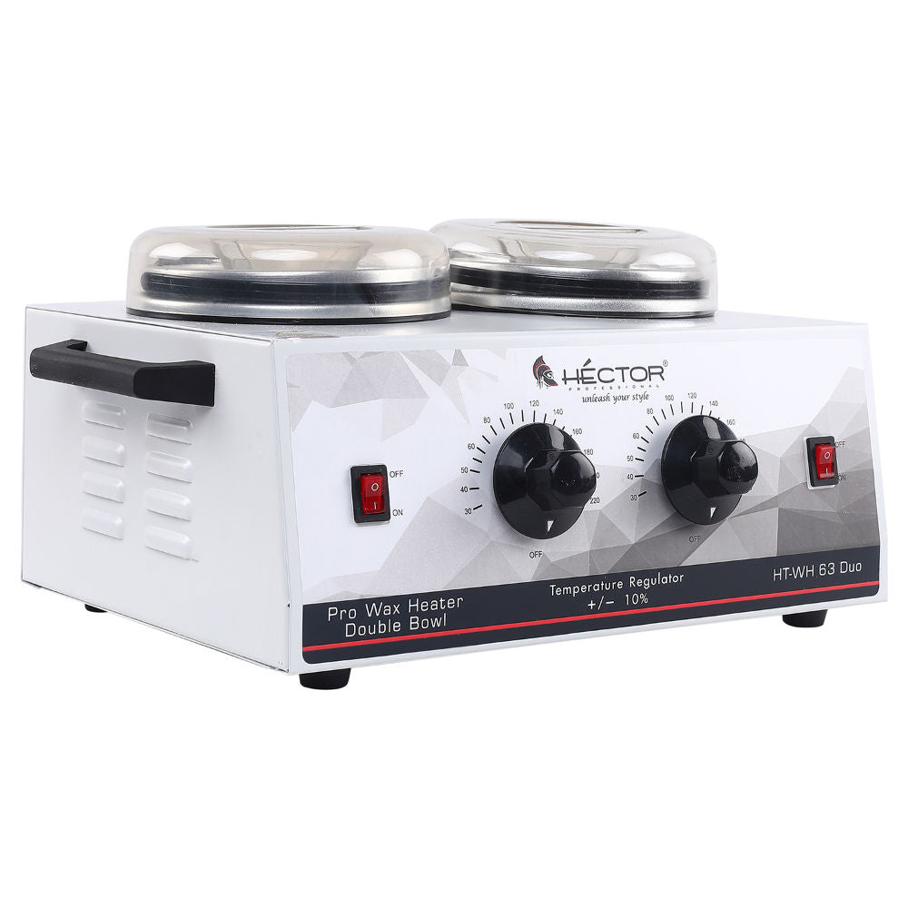 Hector Professional Wax Heater With Temprature Control And Double Pot For Salon & Home Use
