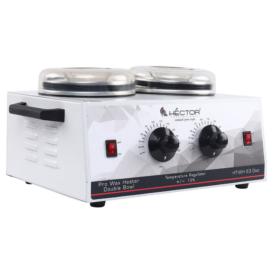 Hector Professional Wax Heater With Temprature Control And Double Pot For Salon & Home Use