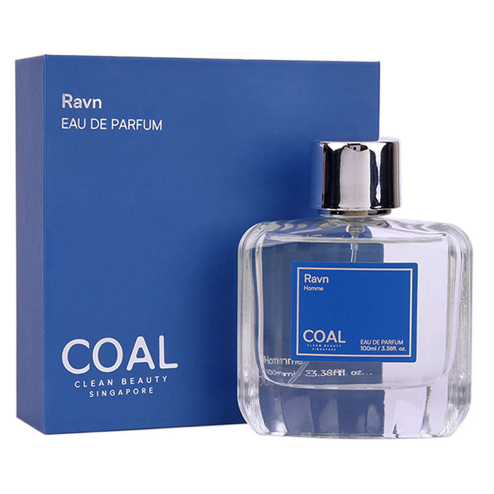 COAL Clean Beauty Ravn Eau De Parfum With Whiskey And Oudh Notes For Strong, Confident Men