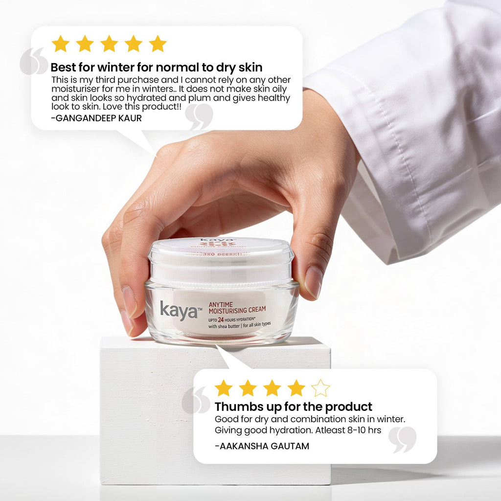 Kaya Anytime Moisturising Cream, with Shea Butter for all skin types