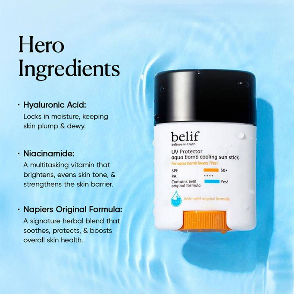belif UV Protector Aqua Bomb Cooling Sunscreen SPF 50+ PA++++