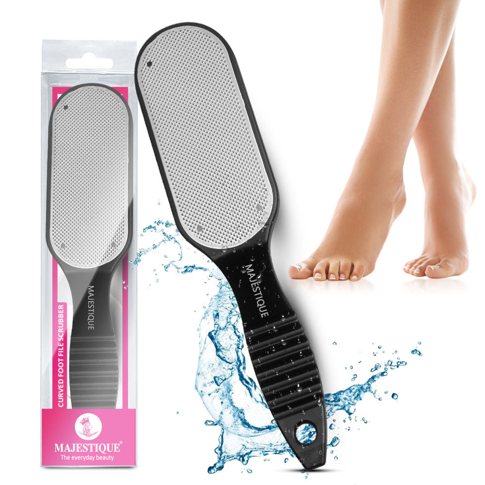 Majestique Curved Foot Scrubber and Pedicure Tool