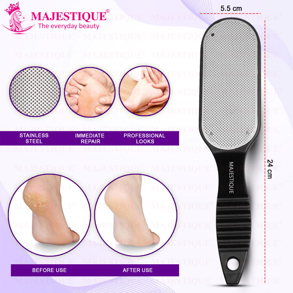 Majestique Curved Foot Scrubber and Pedicure Tool