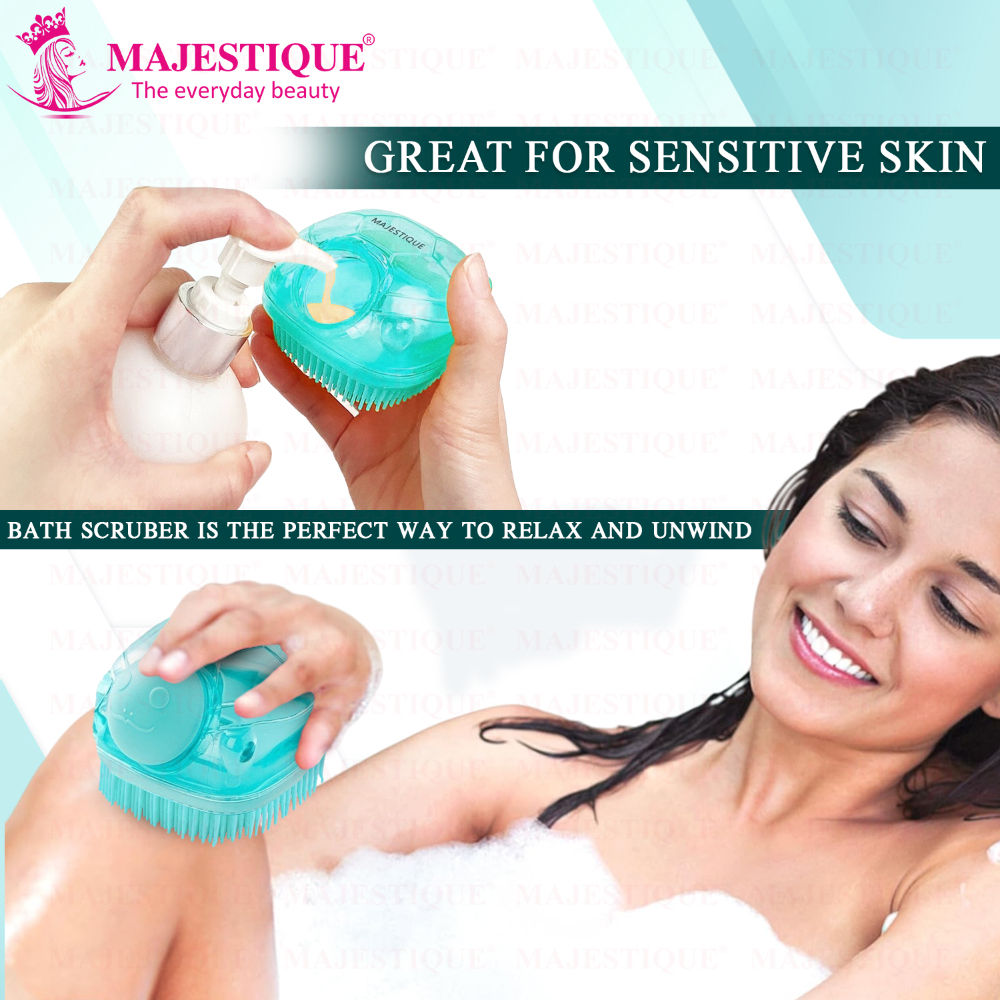 Majestique Liquid Dispensing Bath Scrubber