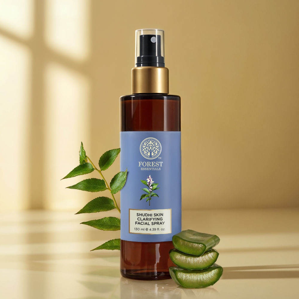 Forest Essentials Shudhi Skin Clarifying Facial Spray - Hydrating Toner for Acne Prone Skin