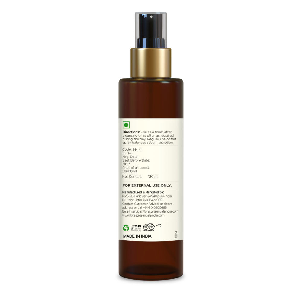 Forest Essentials Shudhi Skin Clarifying Facial Spray - Hydrating Toner for Acne Prone Skin